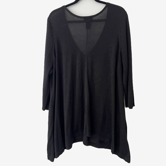 Lane Bryant Sweater Oversized Black and a bit of sparkle 22/24W - Picture 4 of 5